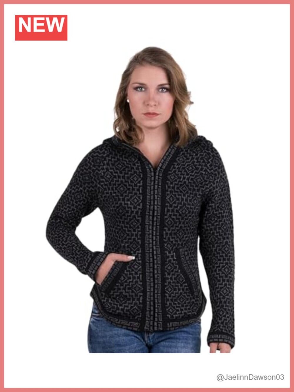 Alpaca Wool Cardigan Sweater Women Knit Hooded Lightweight Winter